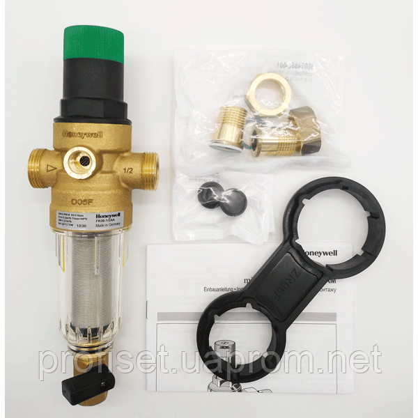 Редуктор давления Honeywell FK06-1/2AA с промывным фильтром для ...