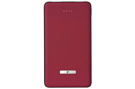 УМБ Power Bank (зовнішній акумулятор) для телефону 2Е 10000 мАг 2xUSB Червоний (2E-PB1007AS-RED), фото 1