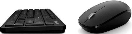 Комплект безпровідний (клавіатура + мишка) Microsoft Atom Desktop Bluetooth Чорний, фото 3