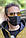 Багаторазова маска Pitta GREEND MASK з клапаном видиху Чорна, фото 2