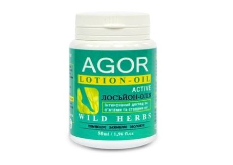 Лосьйон-масло для стоп і п'ят WILD HERBS, 60 мл, AGOR