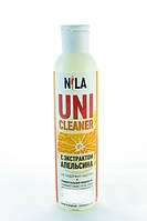 Жидкость для снятия гель лака "Апельсин" Nila Uni-Cleaner 250 мл.