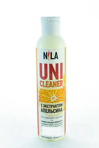 Рідина для зняття гель лаку "Апельсин" Nila Uni-Cleaner 250 мл