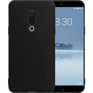 Чохол силіконовий для Meizu 15 чорний (мейзу 15)