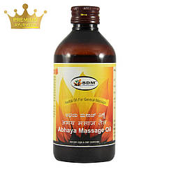 Олія для масажу Абхая (Abhaya Massage Oil, SDM), 200 мл — натуральна аюрведична олія-антистрес