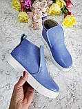 Жіночі лакові черевики хайтопи 77 демісезонні, фото 8