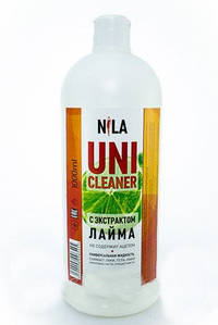 Рідина для зняття гель лаку "Лайм" Nila Uni-Cleaner 1000 мл.