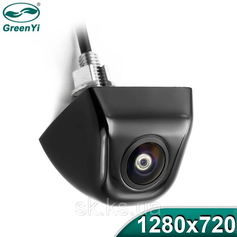 Спеціальна задня GreenYi камера AHD нічного бачення для штатних магнітол   з перехідником