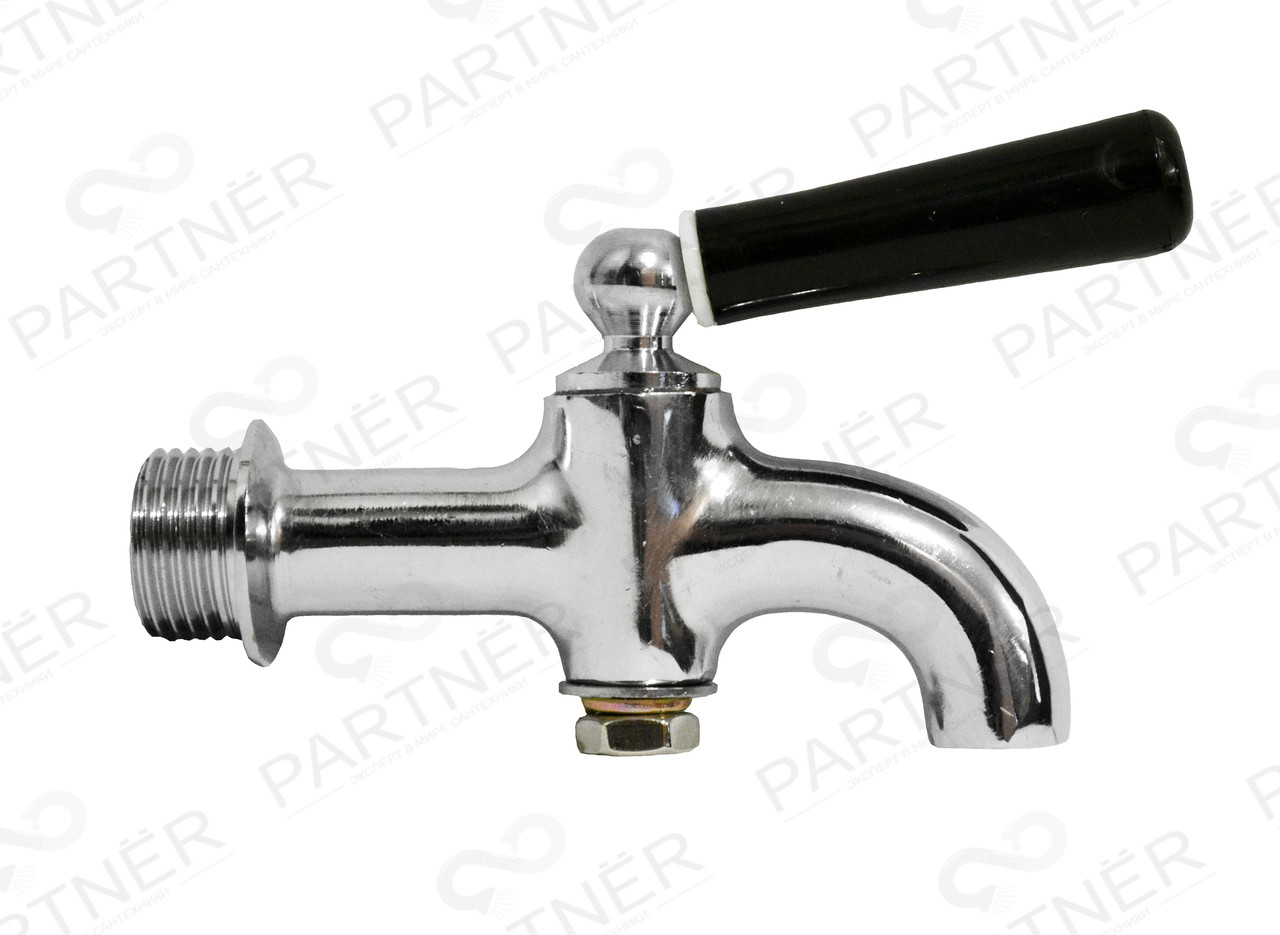 Кран пробковый 1/2 латунный хромированный 008Valve J.G. (ID#814614269 ...