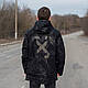 Чоловіча демісезонна куртка OFF-White, чорного кольору - фото 2 - id-p1255809591
