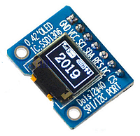 OLED 0.42" дисплей 72*40 SSD1306 7pin SPI