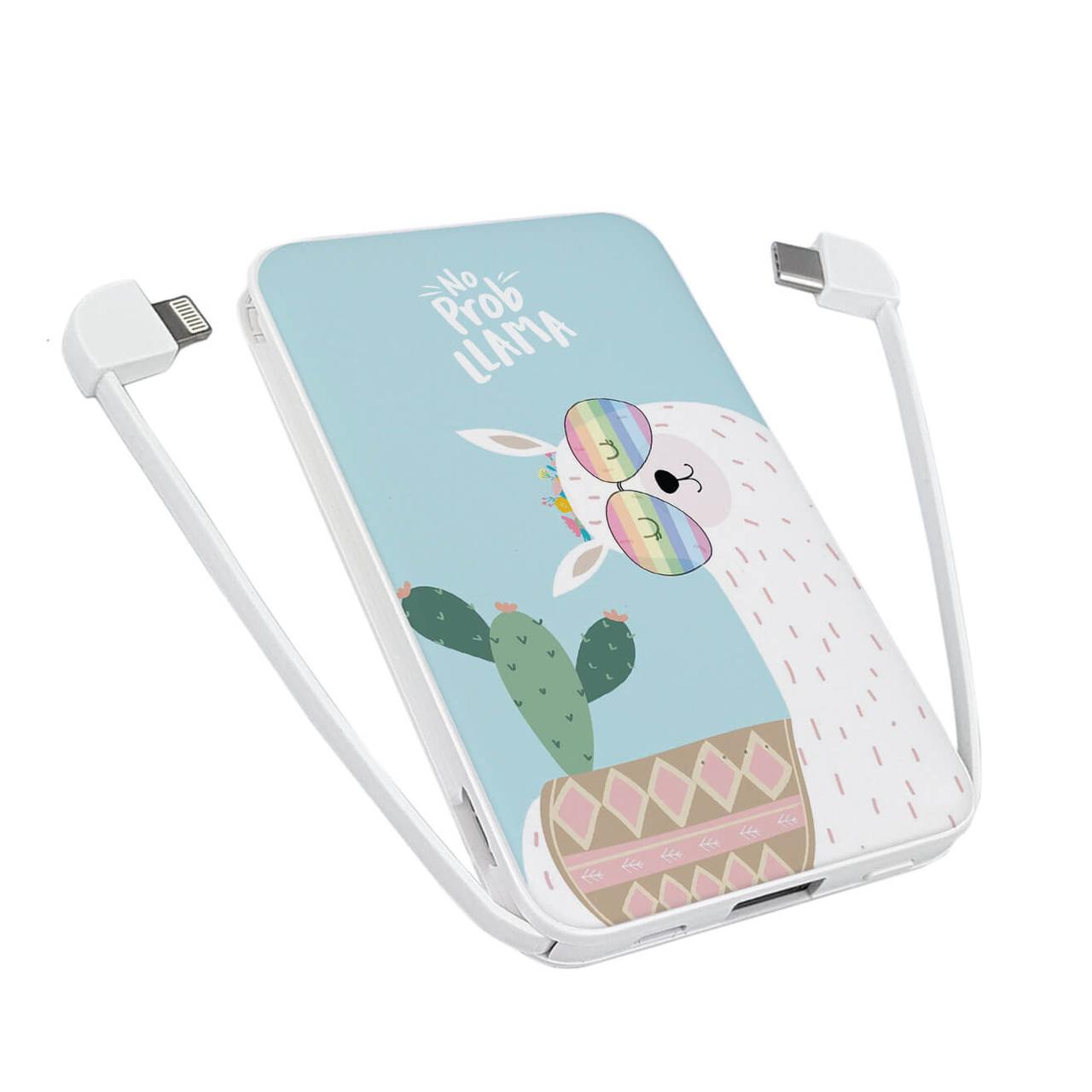 Повербанк power bank ZIZ Сонячна лама 5000 мАч