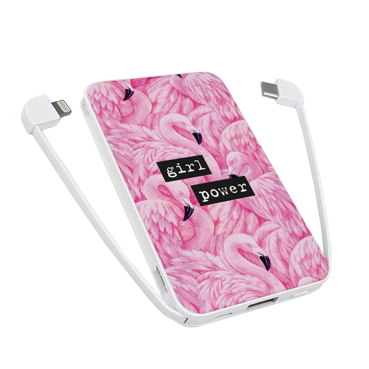 Повербанк power bank ZIZ Фламінго 5000 мАч