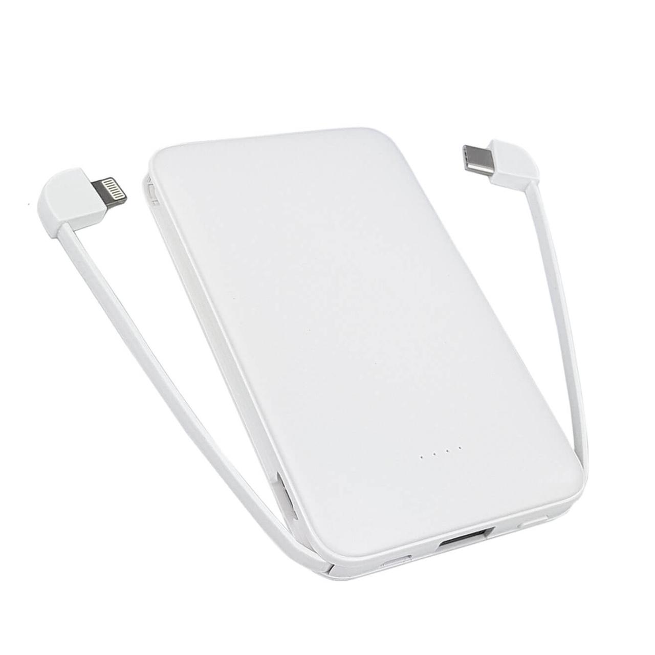 Повербанк power bank ZIZ Білий 5000 мАч