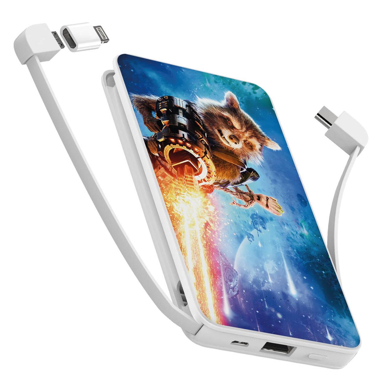 Повербанк power bank ZIZ Єнот Ракета 10000 маг