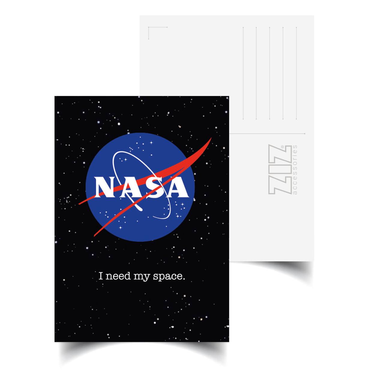 Открытка поздравительная ZIZ НАСА