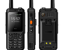 Захищений кнопковий телефон Uniwa ALPS F40 black. РАЦИЯ, Android