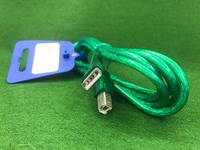 Кабель Schwaiger USB-Anschlusskabel 2.0 1,5 м зелений або синій