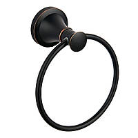 Тримач для рушника кільце BLACK "Elite series"