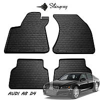 Резиновые коврики Ауди А8 Д4 2010-2017 Audi A8 (D4) Short 2010-2017 Stingray