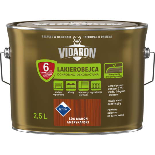 Лакобейц Vidaron 2.5 л ЧЕРВОНЕ ДЕРЕВО (L06)