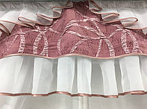 Кухонний набір штор "Ніколь" Пудра, фото 5