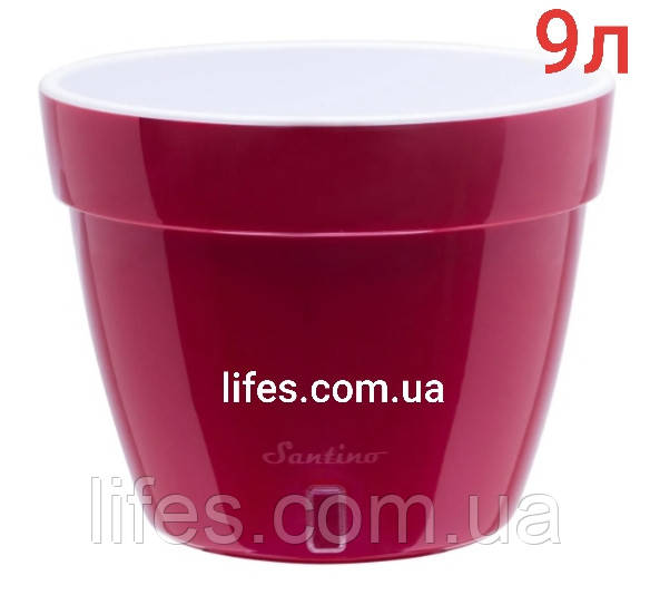 Вазон Асті пластик червоний 9 л