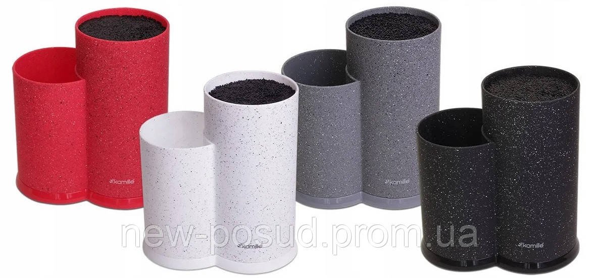 Подставка для Ножей и Кухонных Принадлежностей Двойная 22 См Kamille KM ...