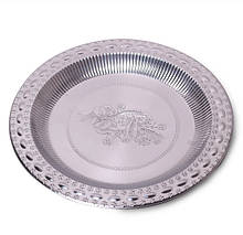 Поднос Ø34.5*3 см из нержавеющей стали Kamille KM-4370