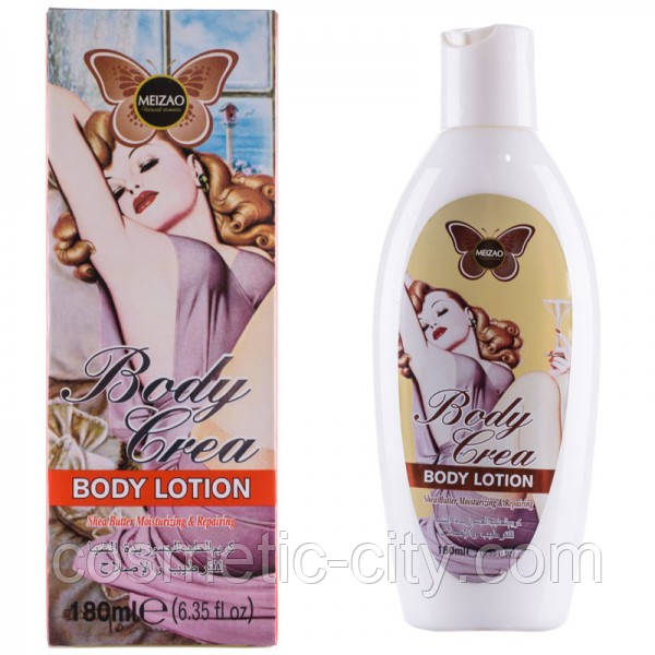 Лосьон для тела Meizao shea butter moistrizing & repairing MZ005, 180ml, фото 1