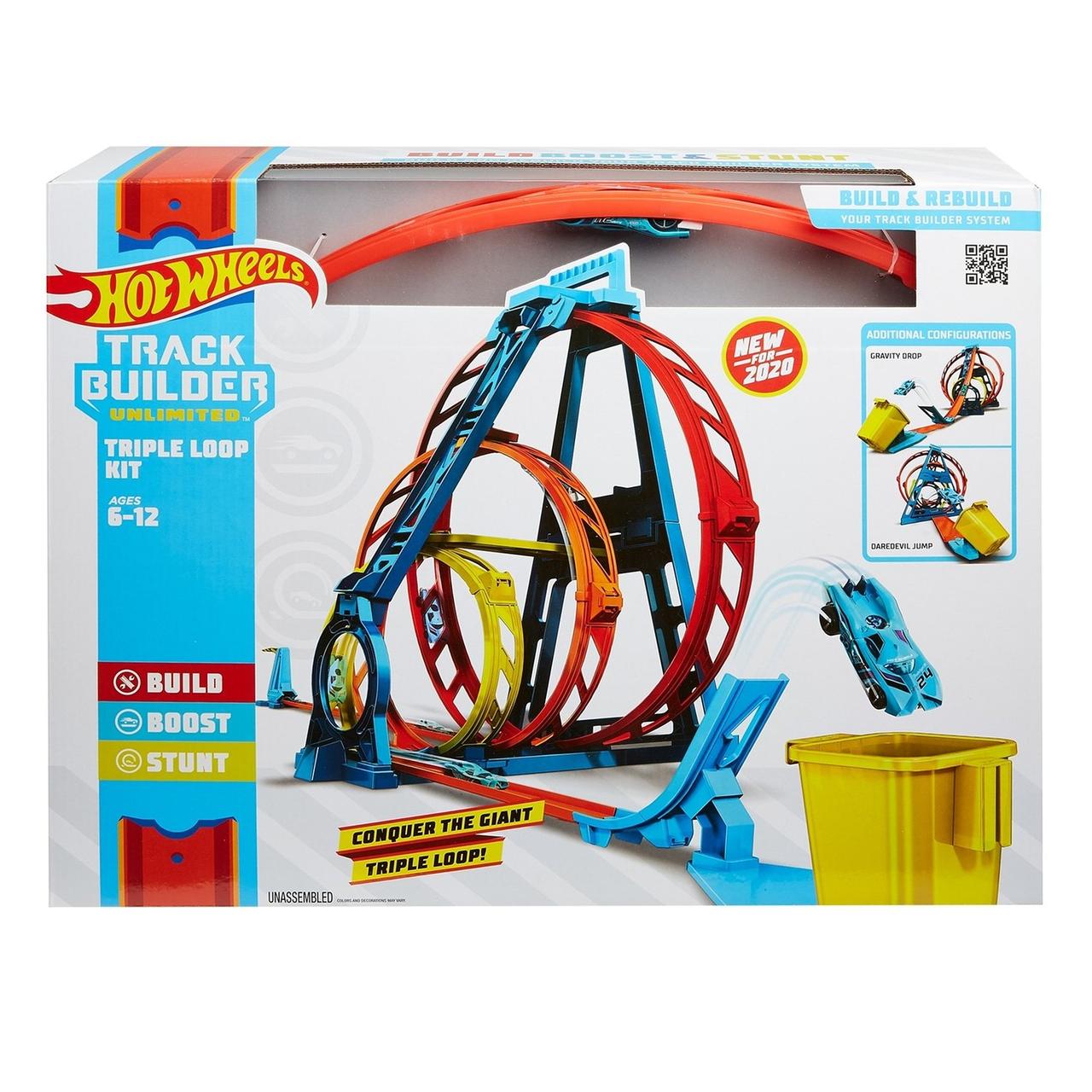 Набір Ігровий Hot Wheels Трек Потрійна петля GLC96