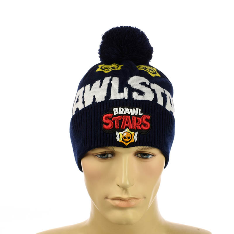 Зимова підліткова шапка темно-синій