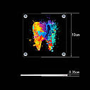 Підставки з акварельними принтом зубів, фото 2