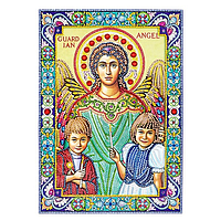 Набор алмазной вышивки "Ангел-хранитель с детьми ", выкладка,мозаика 5d, 40х30 см