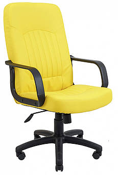 Офісне Крісло Керівника Fiji Fly 2240 Пластік М1 Tilt Жовте