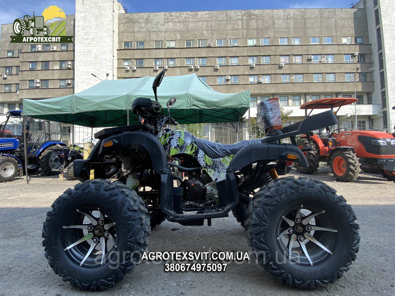 Квадроцикл Sok-Moto Hummer 250 карданна передача. Напівавтомат. Титанові диски.