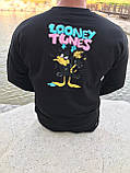 Чоловічий світшот Looney Tunes M550 чорний, фото 3
