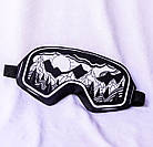 Дизайнерська Маска для сну Silenta Лижна маска (ч/б), фото 2