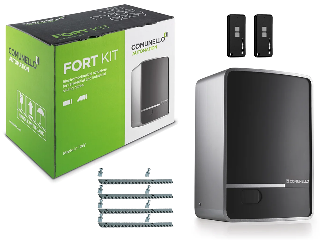 Comunello Fort 500 — автоматика для відкатних воріт (вага стулки до 500 кг.) Без аксесуарів, 4 м, 2 шт.