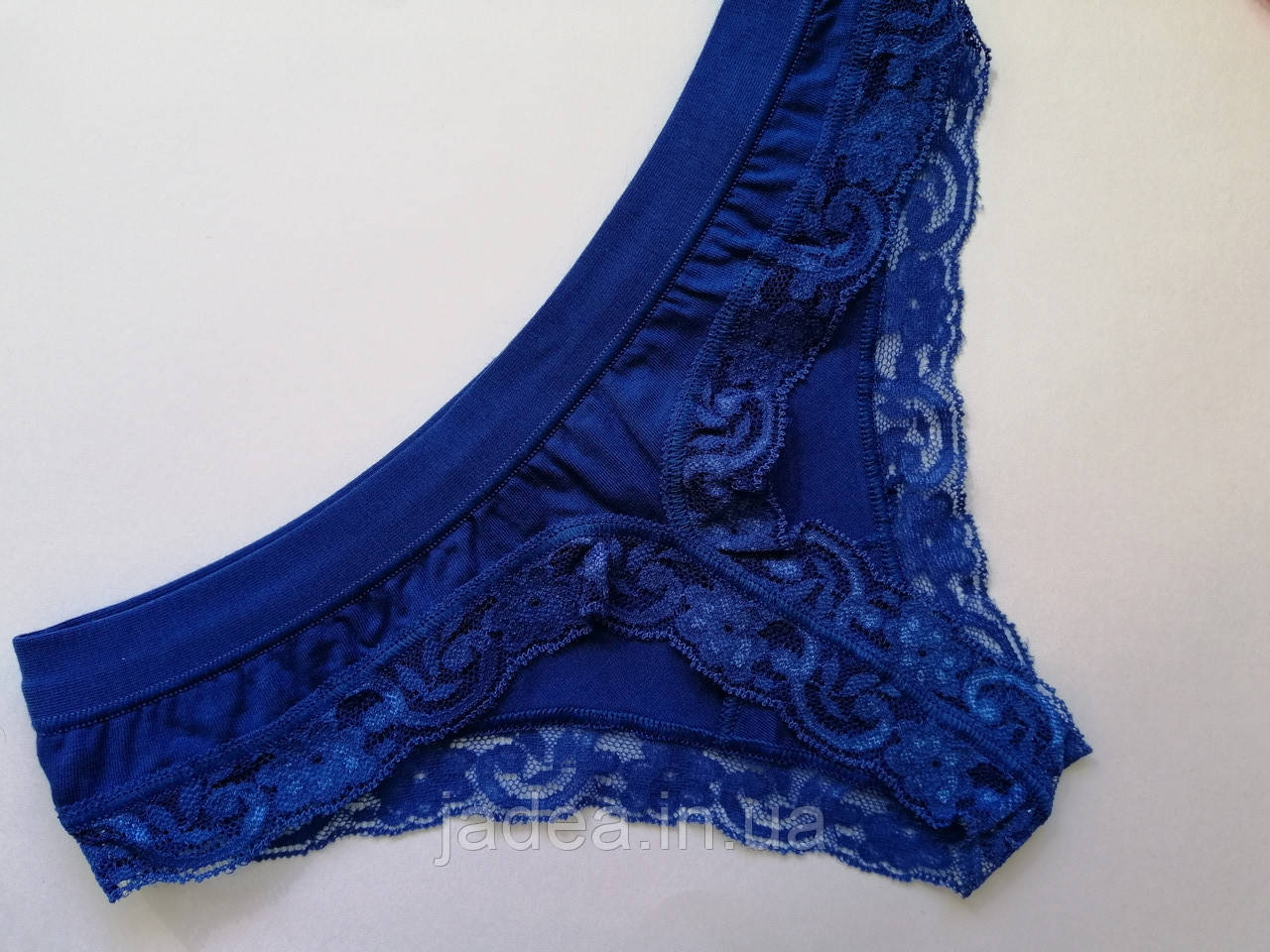 Трусики стрінги jadea 519 яскраві сині