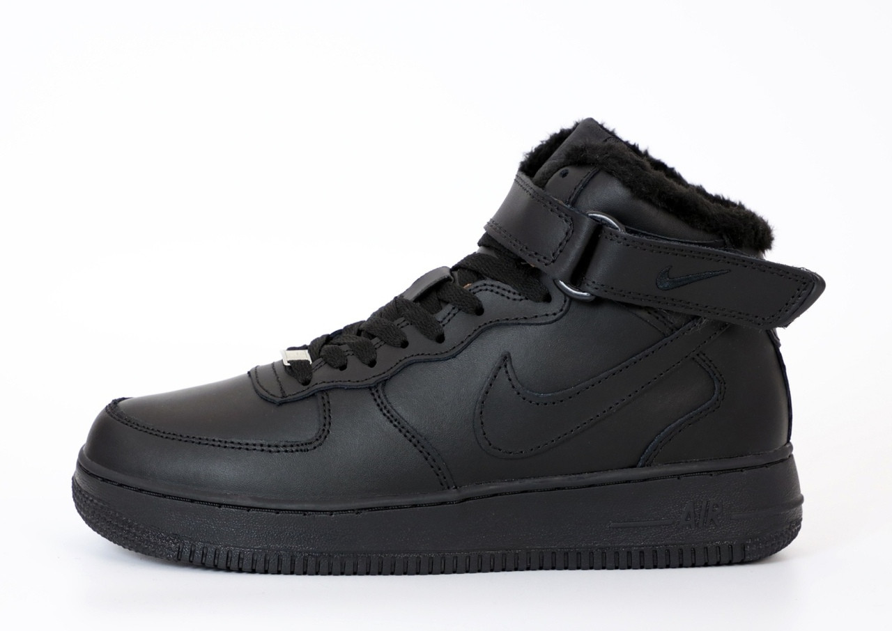 Чоловічі зимові кросівки Nike Air Force 1 Mid 07, кросівки найк аір форс, зимові кросівки Nike Air Force Mid