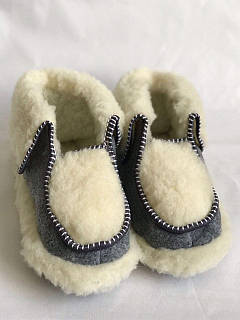 Чуні з овчини, чуні з овечої вовни