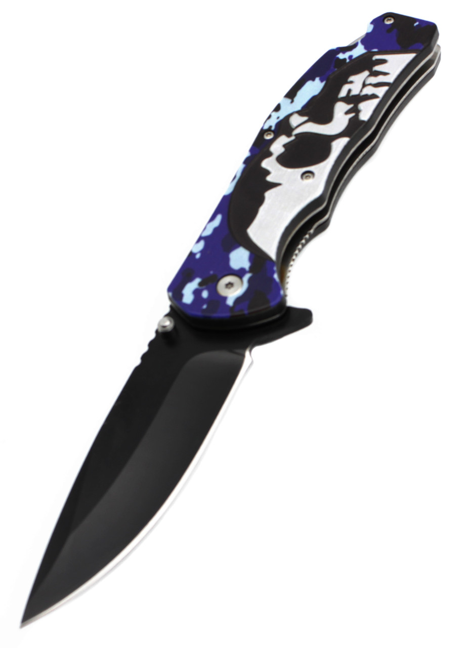 Ніж складаний Military skull F290