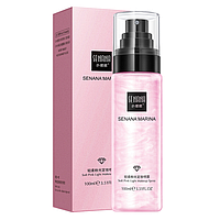 Спрей фиксатор для макияжа Senana Marina Soft Pink Shine Makeup с розовой жемчужной пудрой 100 ml