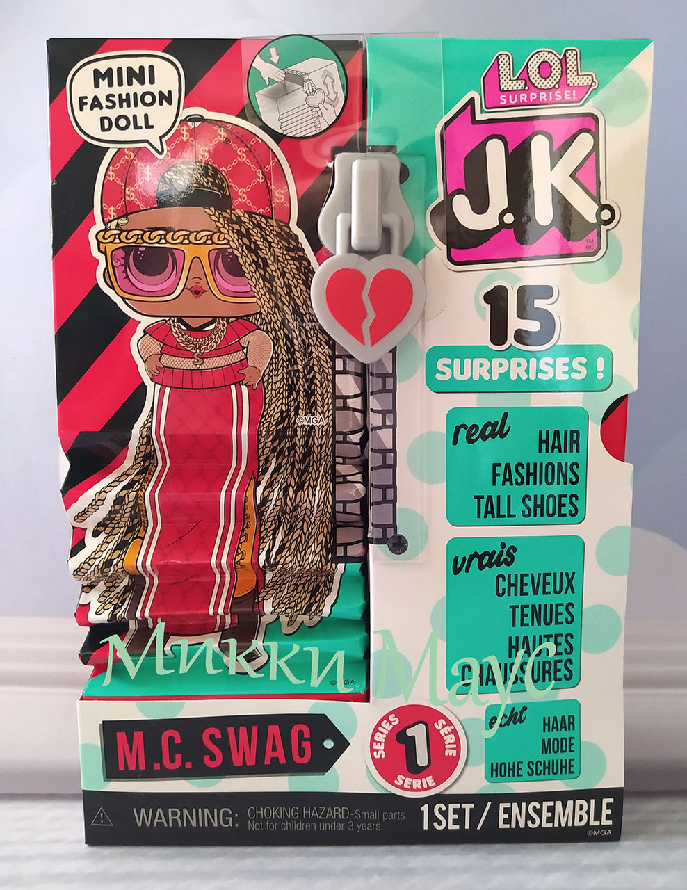 Оригінал. Лялька лол сюрприз JK Діджей Сваг LOL Surprise JK Swag Mini 570769
