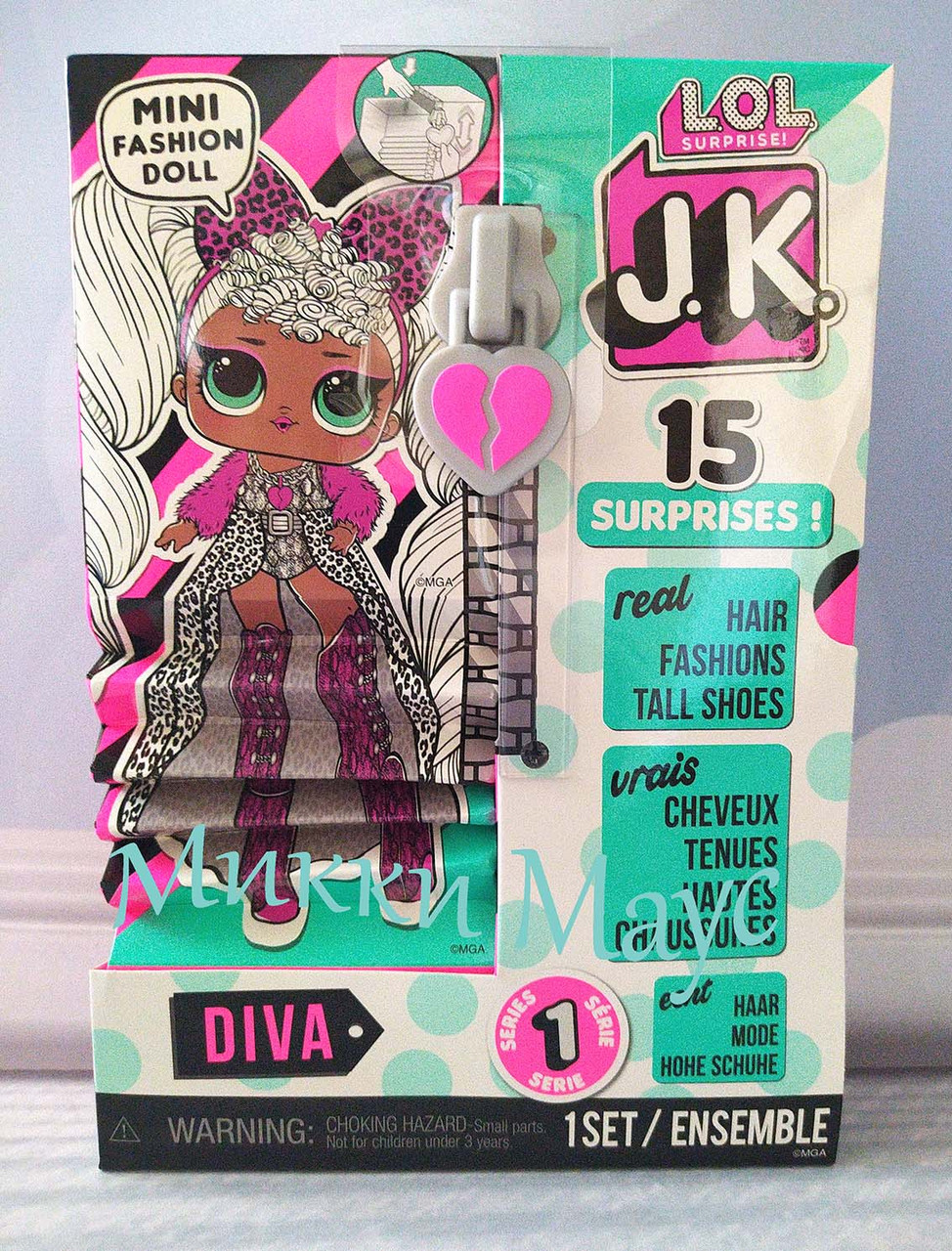 Оригінал. Лялька лол сюрприз JK Леді Діва LOL Surprise JK Diva Mini 570752