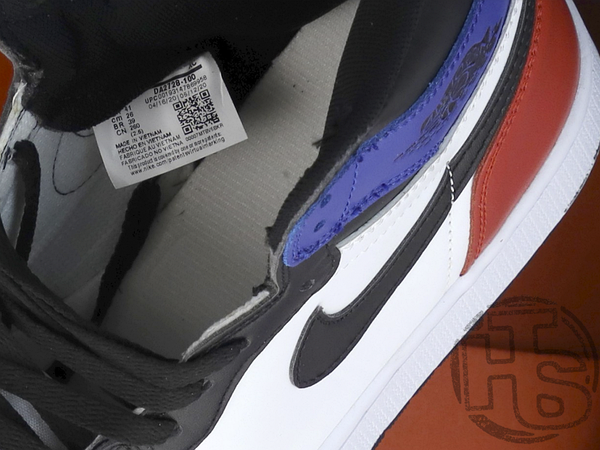 Retro 1 red cheap black and blue