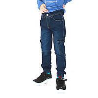 Дитячі джинси для хлопчика, сині (900-20), Dowes 110 р. Синій