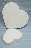 Серце з пінопласту плоске 30*2см, фото 2