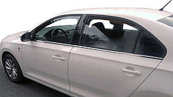 Зовнішня окантовка вікон (нерж) для Seat Toledo 2012-2024 рр